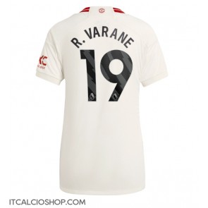 Manchester United Raphael Varane #19 Terza Maglia Femmina 2023-24 Manica Corta